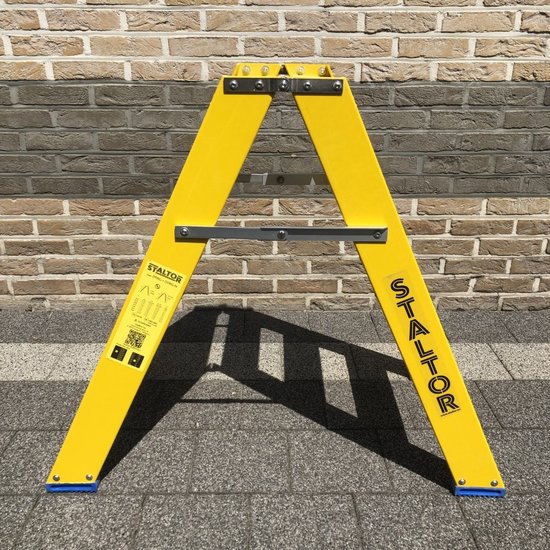 Staltor Escabeau double en fibre de verre 2x3 marches Staltor | Non conducteur