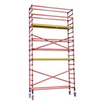 Genex Scaffolding Echafaudage en fibre de verre Unitec 75 x 200 x 6 m hauteur de travail