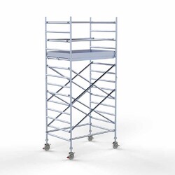 Mobile scaffold tower 135 x 190 x 5.2 m working height