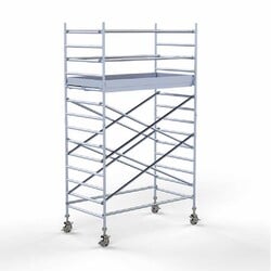 Mobile scaffold tower 135 x 250 x 5.2 m working height