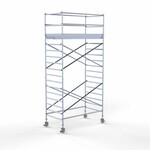 Mobile scaffold tower 135 x 250 x 6.2 m working height