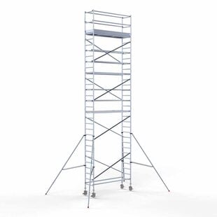 Mobile scaffold tower 75 x 305 x 12.2 m working height