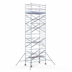 Mobile scaffold tower 135 x 305 x 9.2 m working height