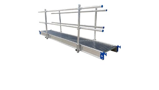 Aluminium stages - walkways