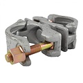 Collier d'échafaudage orientable en acier 51/51 mm