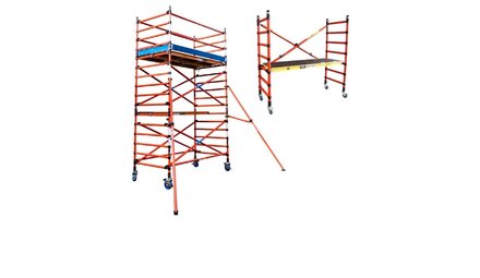 Fiberglass mobile scaffold