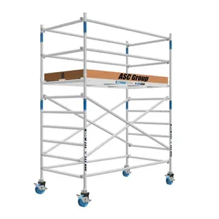ASC mobile scaffold 135x190 working height 4.2 m