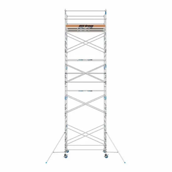ASC Échafaudage roulant ASC 135x190 hauteur de travail 10,2 m