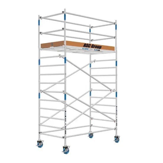ASC ASC échafaudage roulant 135x250 hauteur travail 5,2 m