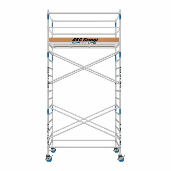 ASC ASC échafaudage roulant 135x250 hauteur travail 6,2 m