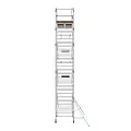 ASC ASC échafaudage roulant 135x250 hauteur travail 9,2 m