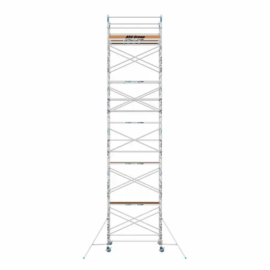 ASC ASC échafaudage roulant 135x250 hauteur travail 13,2 m