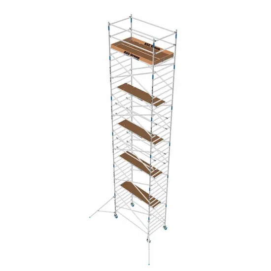 ASC ASC échafaudage roulant 135x250 hauteur travail 13,2 m