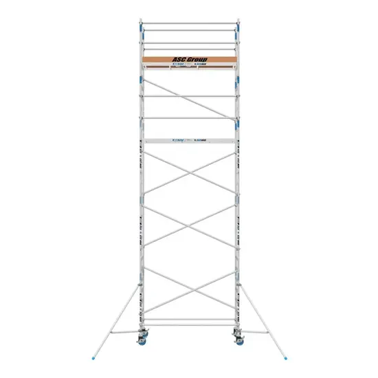 ASC ASC échafaudage roulant 75x190 hauteur travail 9,2 m