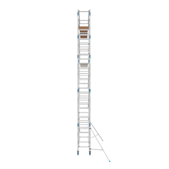 ASC ASC échafaudage roulant 75x190 hauteur travail 9,2 m