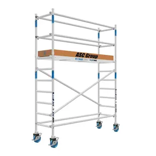 ASC mobile scaffold 75x250 working height 4.2 m