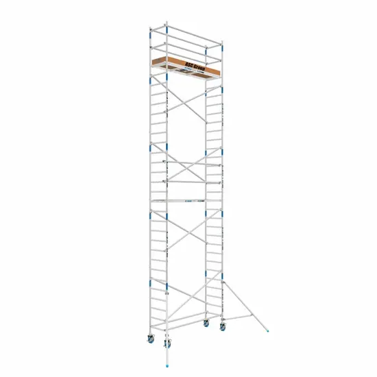 ASC ASC échafaudage roulant 75x250 hauteur travail 12,2 m