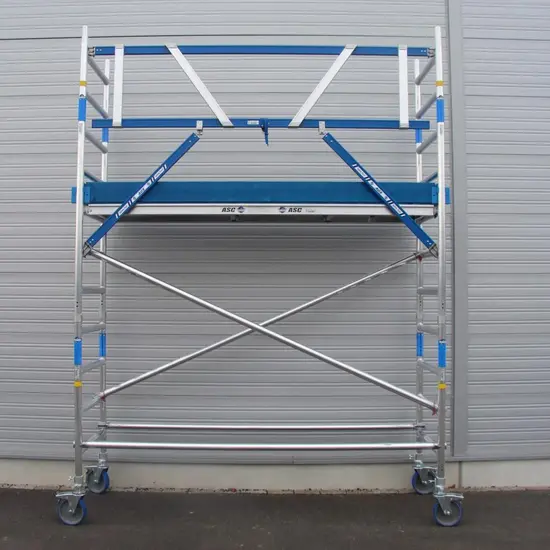 ASC ASC AGS Pro rolling scaffold 75x190 4.2m working height guardrail one side
