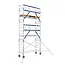 ASC Mobile scaffold 75x190 AGS Pro 6.2 m working height advance guard rail