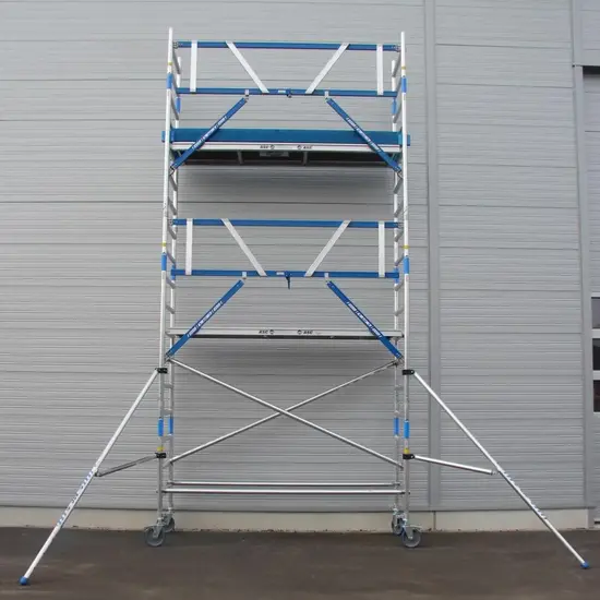 ASC ASC AGS Pro rolling scaffold 75x190 6.2m working height guardrail one side