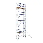 ASC ASC AGS Pro rolling scaffold 75x190 9.2m working height guardrail one side