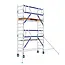 ASC Echafaudage roulant 75x250 Pro 5,2 m hauteur travail garde-corps MDS