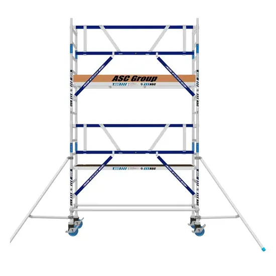 ASC ASC AGS Pro rolsteiger 75x250 5,2m werkhoogte voorloopleuning enkel