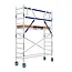 ASC Mobile scaffold 75x305 AGS Pro 4.2 m working height advance guard rail