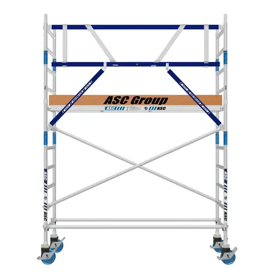 ASC ASC AGS Pro rolsteiger 75x305 4,2m werkhoogte voorloopleuning enkel