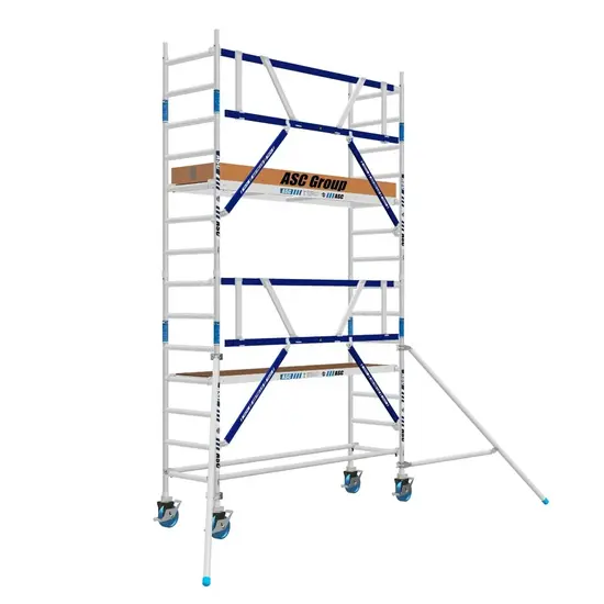 ASC ASC AGS Pro rolsteiger 75x305 5,2m werkhoogte voorloopleuning enkel