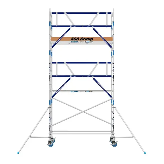 ASC ASC AGS Pro rolsteiger 75x305 6,2m werkhoogte voorloopleuning enkel