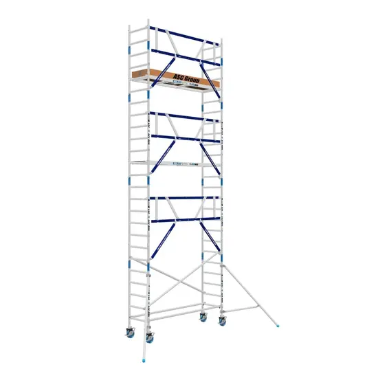 ASC ASC AGS Pro rolsteiger 75x305 8,2m werkhoogte voorloopleuning enkel