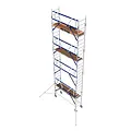 ASC ASC AGS Pro rolsteiger 75x305 9,2m werkhoogte voorloopleuning enkel