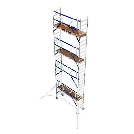 ASC ASC AGS Pro rolsteiger 75x305 9,2m werkhoogte voorloopleuning enkel