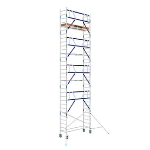 ASC AGS Pro rolling scaffold 75x305 10.2m working height guardrail one side