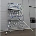 ASC ASC AGS Pro échafaudage roulant 135x190 6,2m HT garde-corps un côté
