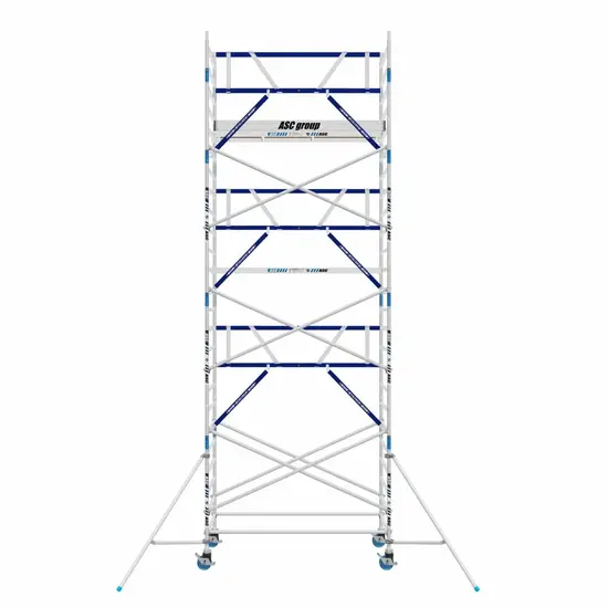 ASC ASC AGS Pro rolsteiger 135x190 8,2m werkhoogte voorloopleuning enkel