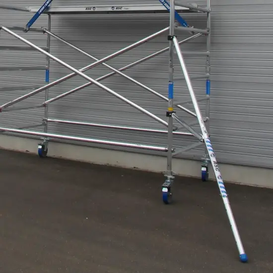 ASC ASC AGS Pro rolling scaffold 135x190 8.2m working height guardrail one side