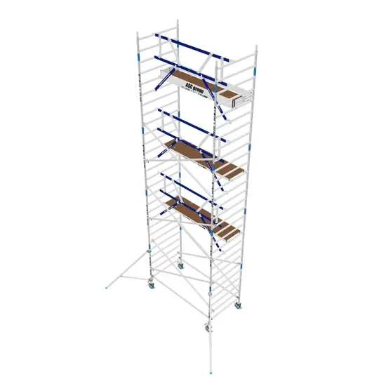 ASC ASC AGS Pro rolsteiger 135x190 9,2m werkhoogte voorloopleuning enkel