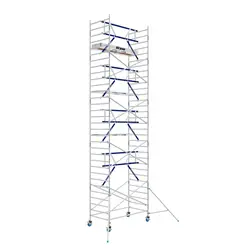 ASC AGS Pro échafaudage roulant 135x190 10,2m HT garde-corps un côté