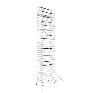 ASC AGS Pro échafaudage roulant 135x190 11,2m HT garde-corps un côté