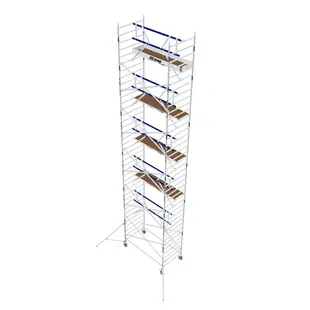 Mobile scaffold 135x190 Pro 12.2 m working height advance guard rail