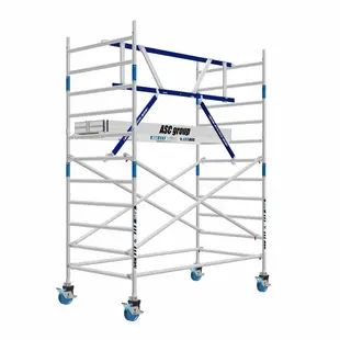 Mobile scaffold 135x250 Pro 4.2 m working height advance guard rail