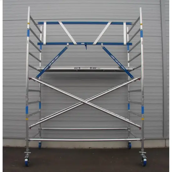 ASC ASC AGS Pro rolling scaffold 135x250 4.2m working height guardrail one side