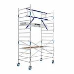 ASC ASC AGS Pro échafaudage roulant 135x250 5,2m HT garde-corps un côté