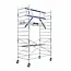 ASC Echafaudage roulant 135x250 Pro 5,2 m hauteur travail garde-corps MDS