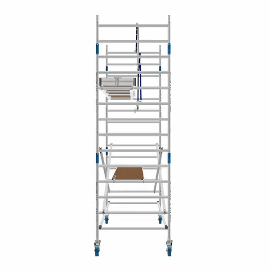 ASC ASC AGS Pro échafaudage roulant 135x250 5,2m HT garde-corps un côté