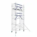 ASC ASC AGS Pro échafaudage roulant 135x250 7,2m HT garde-corps un côté