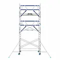 ASC ASC AGS Pro échafaudage roulant 135x250 7,2m HT garde-corps un côté