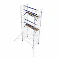 ASC ASC AGS Pro échafaudage roulant 135x250 7,2m HT garde-corps un côté